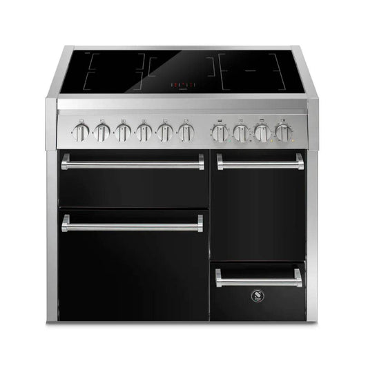 STEEL Cucine Genesi 100 cm - Triple Ovens - Carvers Interiors - Cookers and Bathroom Showroom Wolverhampton