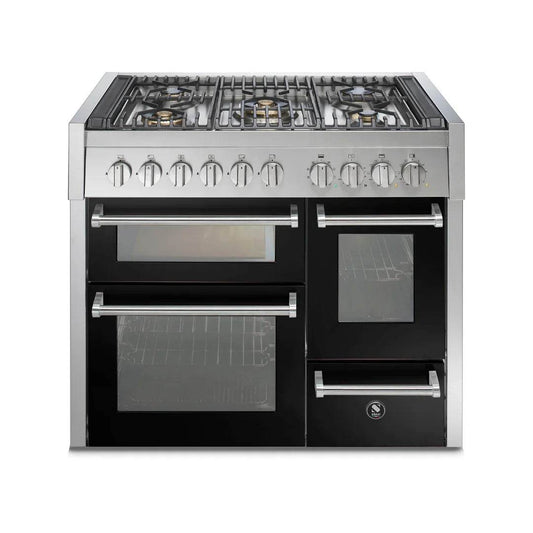 STEEL Cucine Genesi 100 cm - Triple Ovens - Carvers Interiors - Cookers and Bathroom Showroom Wolverhampton