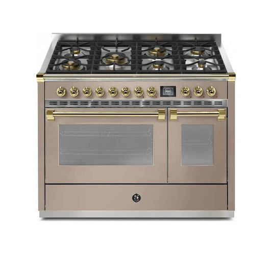 STEEL Cucine Ascot 120 cm - 7 Burners - Gas Fuel - Carvers Interiors - Cookers and Bathroom Showroom Wolverhampton