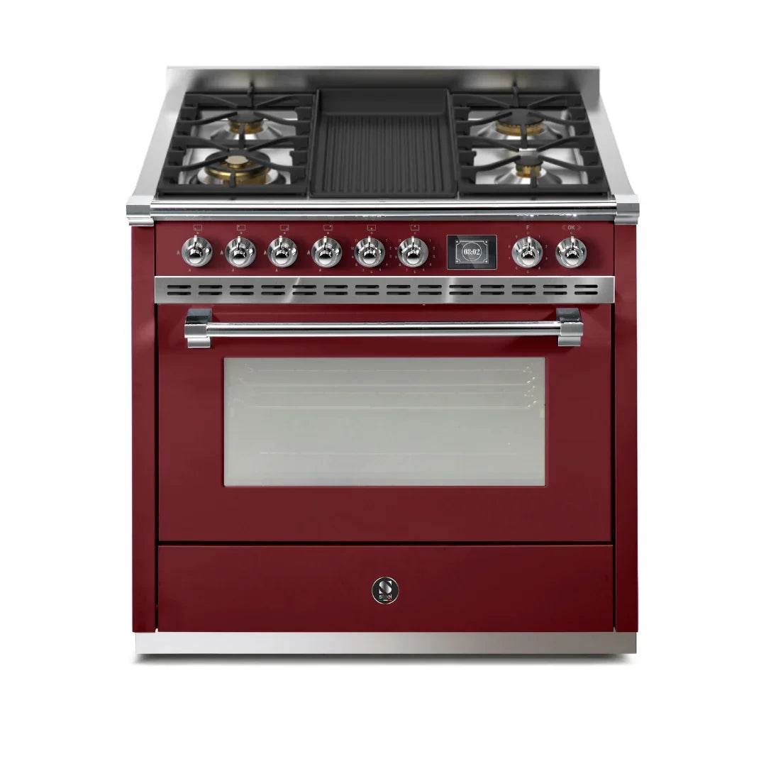 STEEL Cucine Ascot 90 cm - Mixed Hobs - Carvers Interiors - Cookers and Bathroom Showroom Wolverhampton