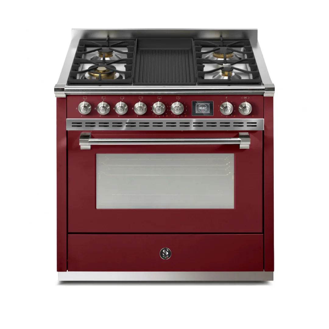STEEL Cucine Ascot 90 cm - Mixed Hobs - Carvers Interiors - Cookers and Bathroom Showroom Wolverhampton