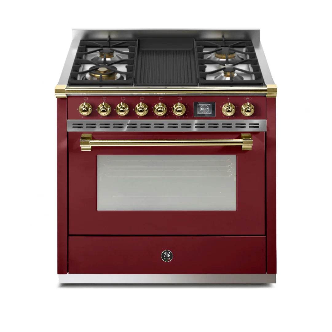 STEEL Cucine Ascot 90 cm - Mixed Hobs - Carvers Interiors - Cookers and Bathroom Showroom Wolverhampton