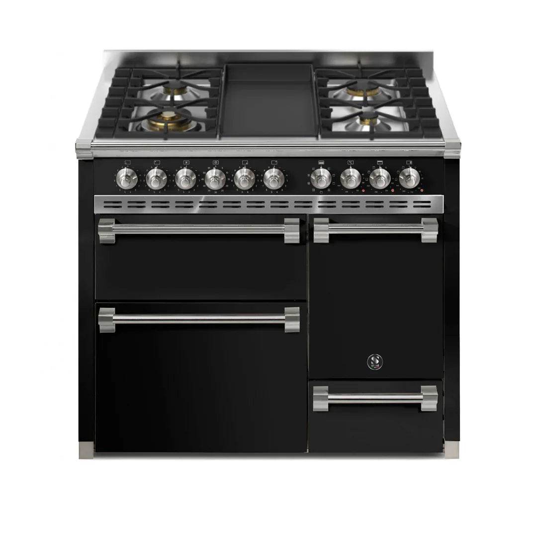 STEEL Cucine Ascot 100/3 - Solid Door - Mixed Hobs - Carvers Interiors - Cookers and Bathroom Showroom Wolverhampton