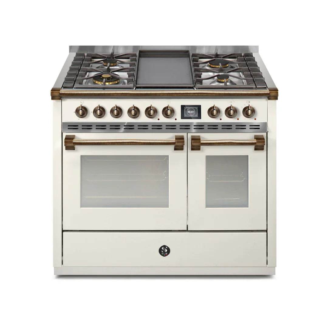 STEEL Cucine Ascot 100/2 - Mixed Hobs - Carvers Interiors - Cookers and Bathroom Showroom Wolverhampton