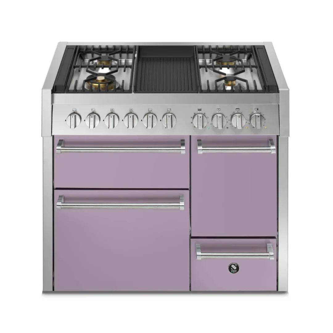 STEEL Cucine Genesi 100 cm - Triple Ovens - Carvers Interiors - Cookers and Bathroom Showroom Wolverhampton