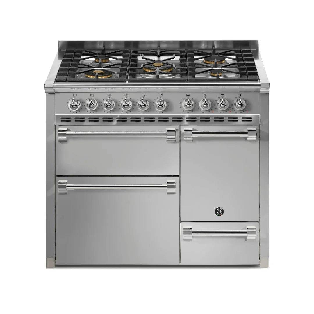 STEEL Cucine Ascot 100/3 - Solid Door - Gas Fuel - Carvers Interiors - Cookers and Bathroom Showroom Wolverhampton