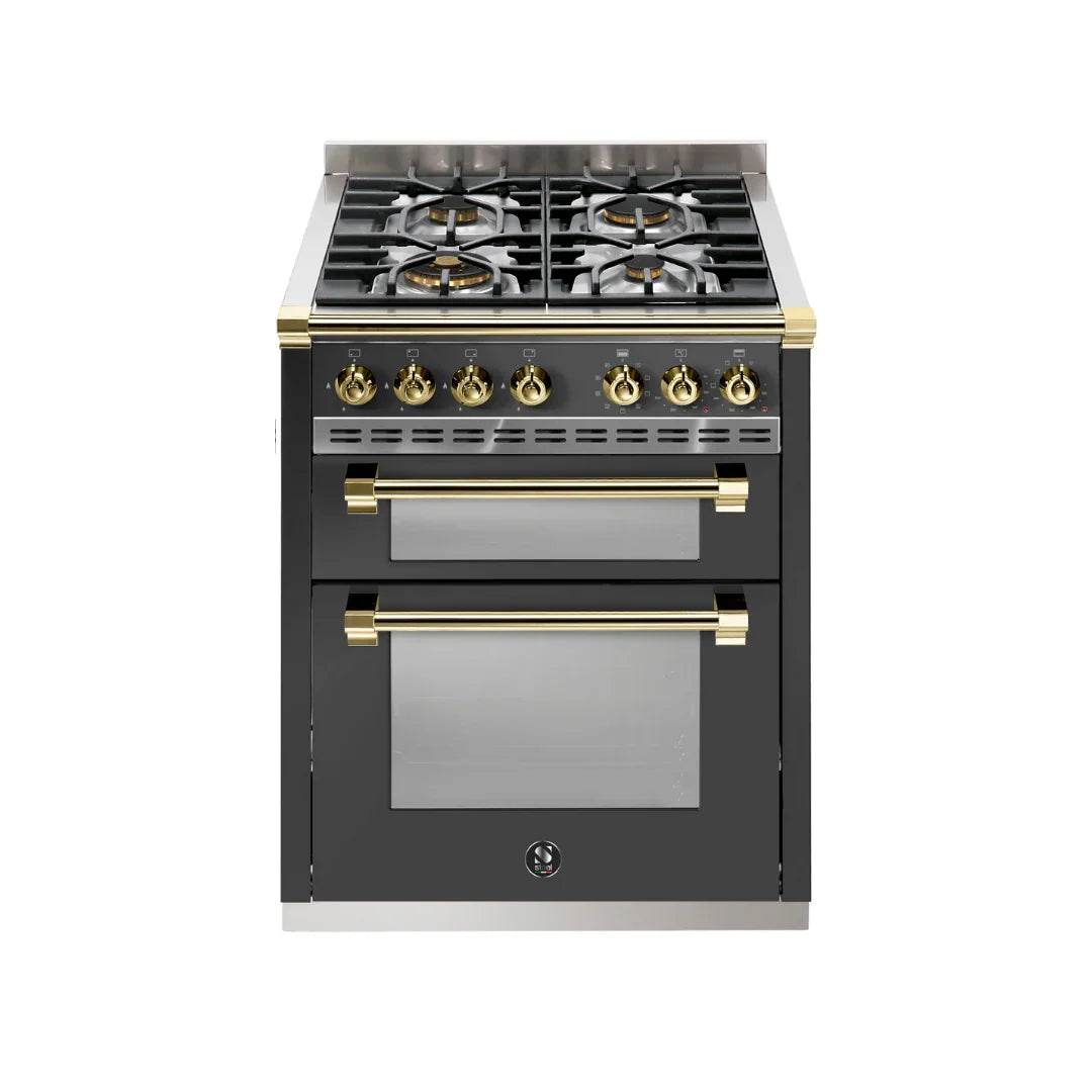 STEEL Cucine Ascot 70cm - Double Oven - Carvers Interiors - Cookers and Bathroom Showroom Wolverhampton
