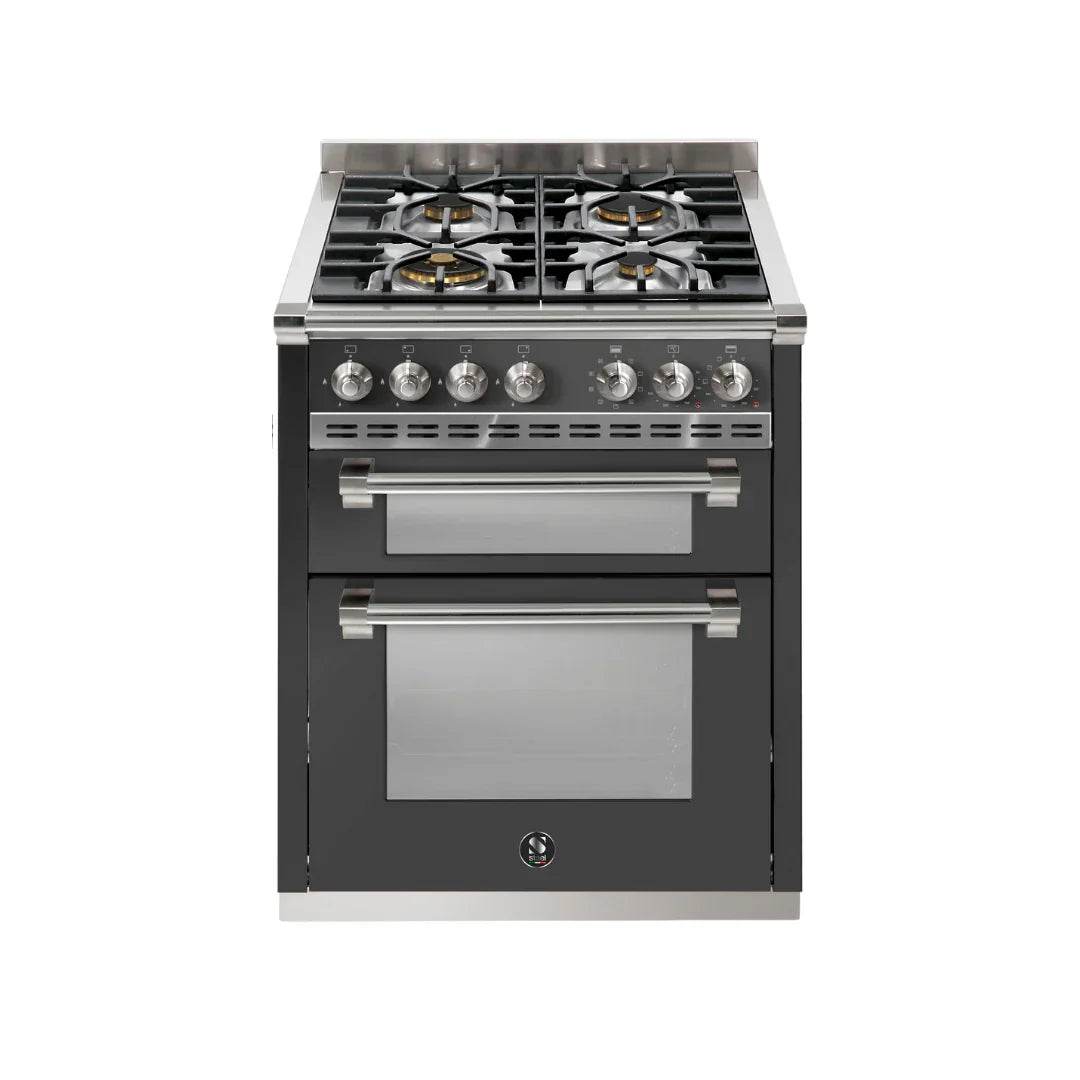 STEEL Cucine Ascot 70cm - Double Oven - Carvers Interiors - Cookers and Bathroom Showroom Wolverhampton