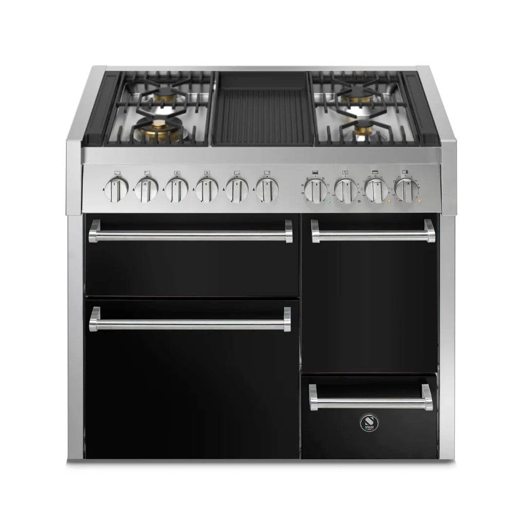 STEEL Cucine Genesi 100 cm - Triple Ovens - Carvers Interiors - Cookers and Bathroom Showroom Wolverhampton