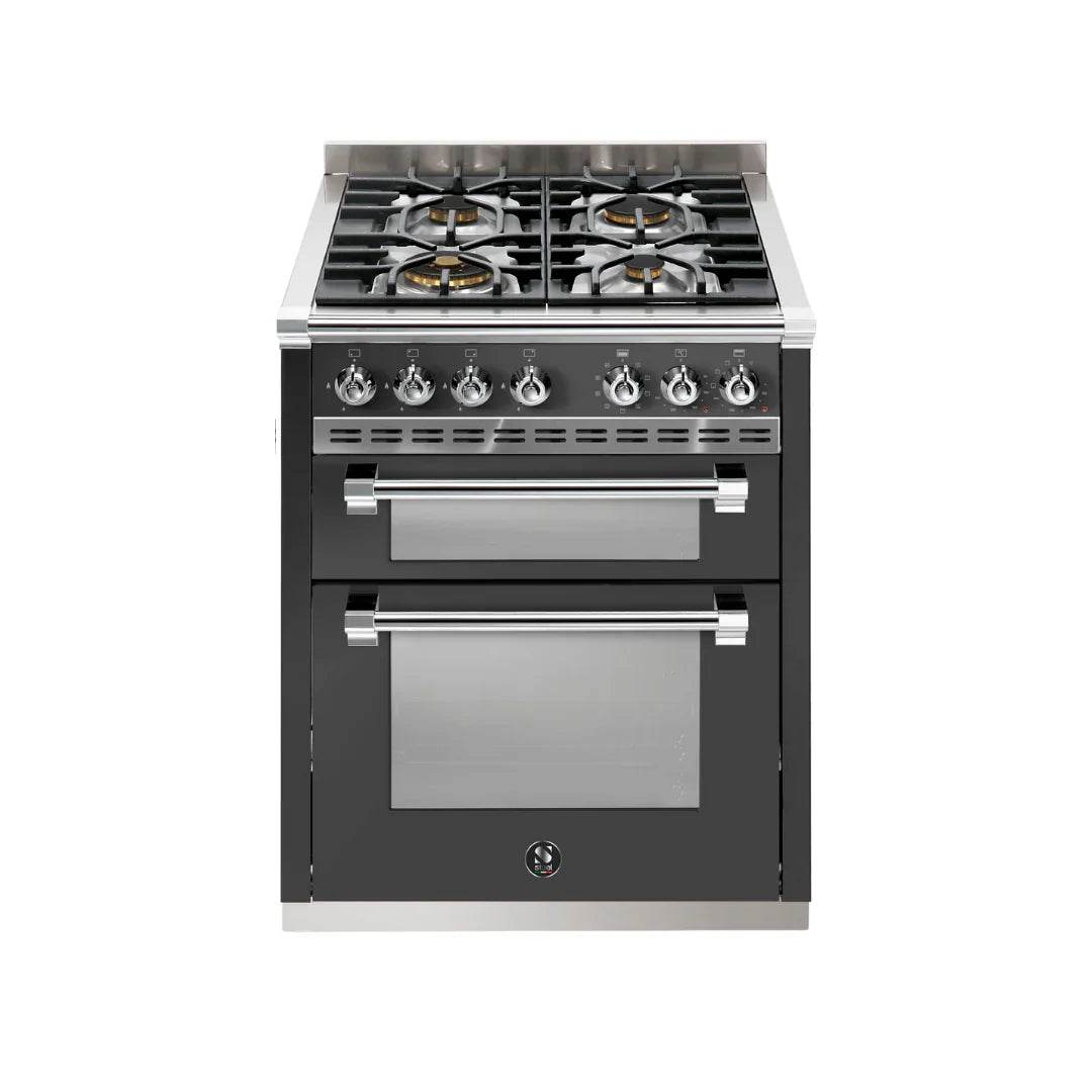 STEEL Cucine Ascot 70cm - Double Oven - Carvers Interiors - Cookers and Bathroom Showroom Wolverhampton