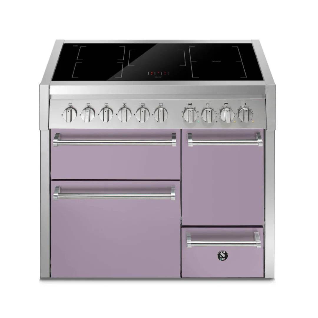 STEEL Cucine Genesi 100 cm - Triple Ovens - Carvers Interiors - Cookers and Bathroom Showroom Wolverhampton