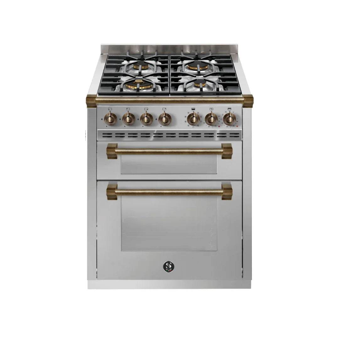 STEEL Cucine Ascot 70cm - Double Oven - Carvers Interiors - Cookers and Bathroom Showroom Wolverhampton