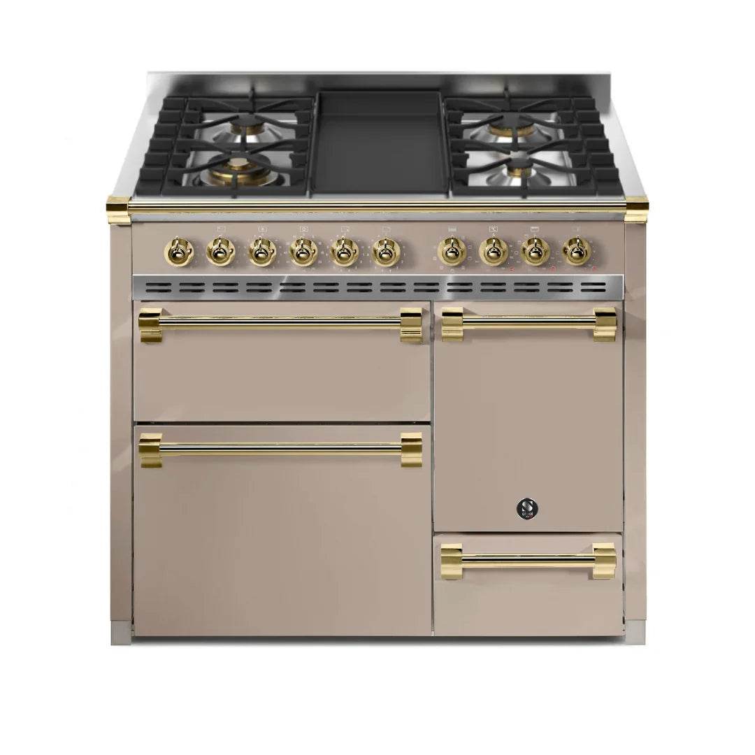 STEEL Cucine Ascot 100/3 - Solid Door - Mixed Hobs - Carvers Interiors - Cookers and Bathroom Showroom Wolverhampton