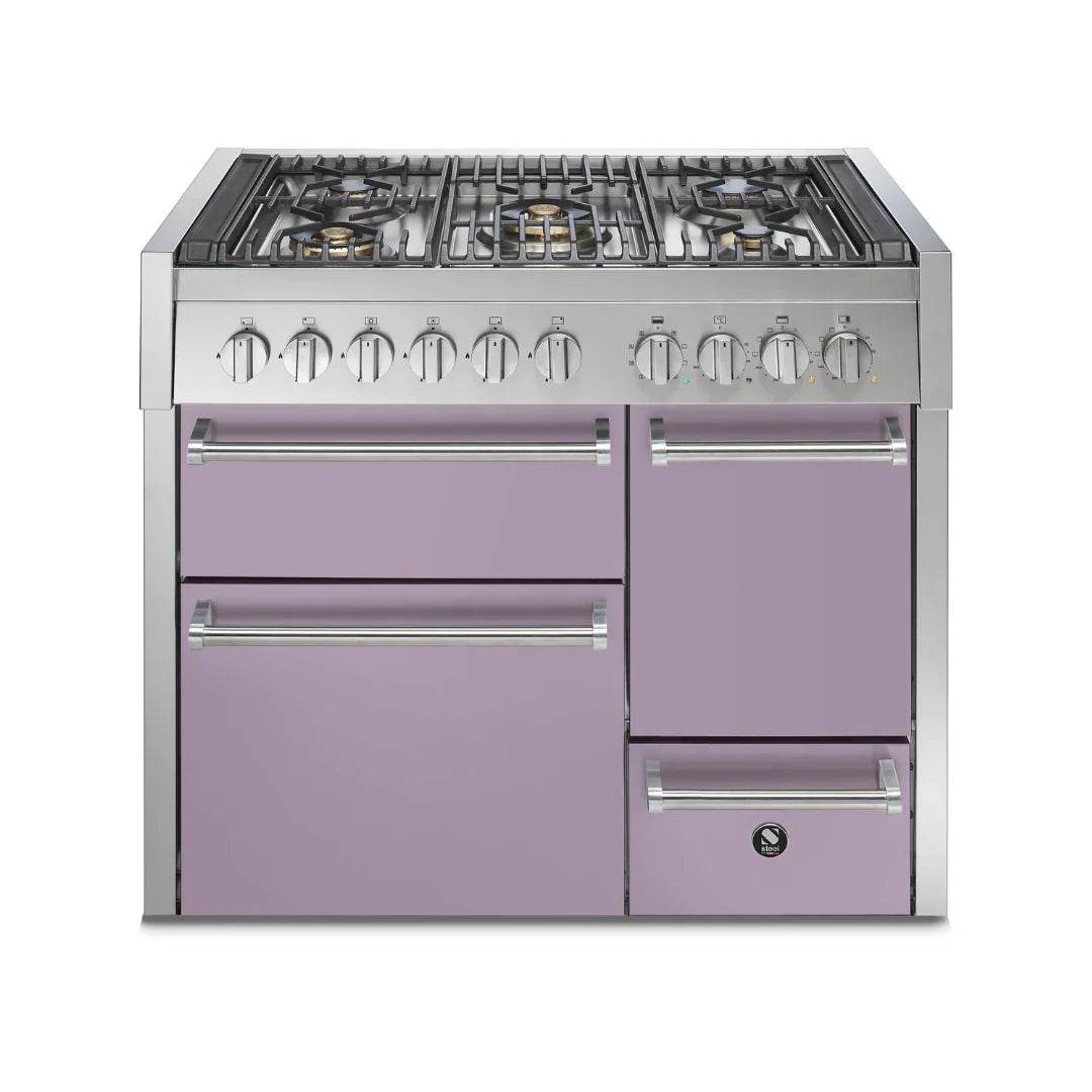 STEEL Cucine Genesi 100 cm - Triple Ovens - Carvers Interiors - Cookers and Bathroom Showroom Wolverhampton