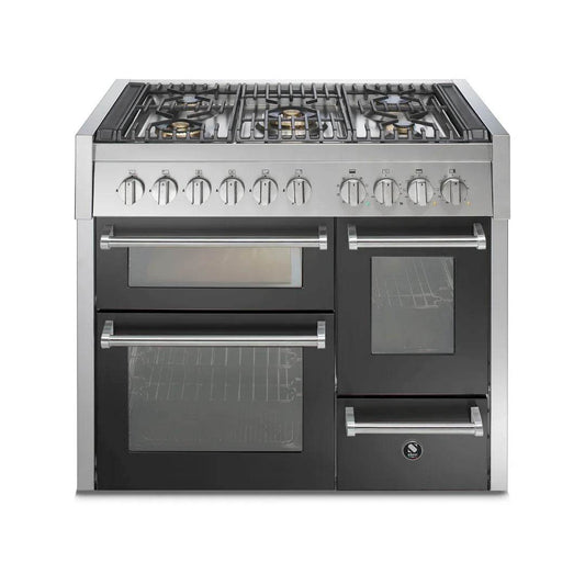 STEEL Cucine Genesi 100 cm - Triple Ovens - Carvers Interiors - Cookers and Bathroom Showroom Wolverhampton