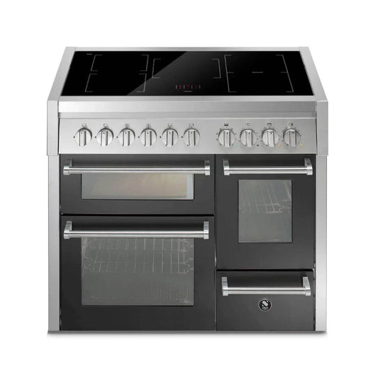 STEEL Cucine Genesi 100 cm - Triple Ovens - Carvers Interiors - Cookers and Bathroom Showroom Wolverhampton