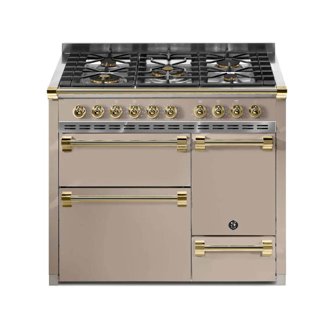 STEEL Cucine Ascot 100/3 - Solid Door - Gas Fuel - Carvers Interiors - Cookers and Bathroom Showroom Wolverhampton