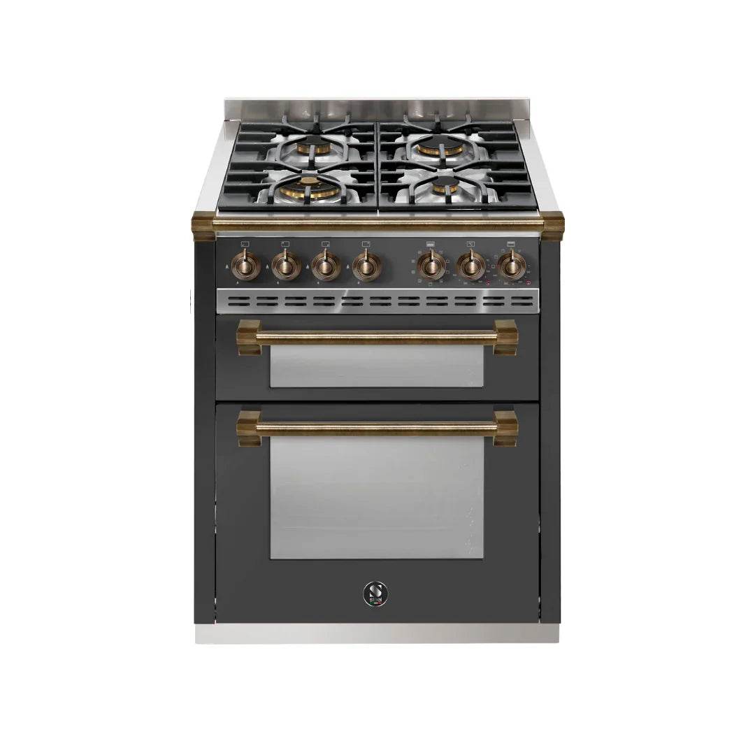 STEEL Cucine Ascot 70cm - Double Oven - Carvers Interiors - Cookers and Bathroom Showroom Wolverhampton