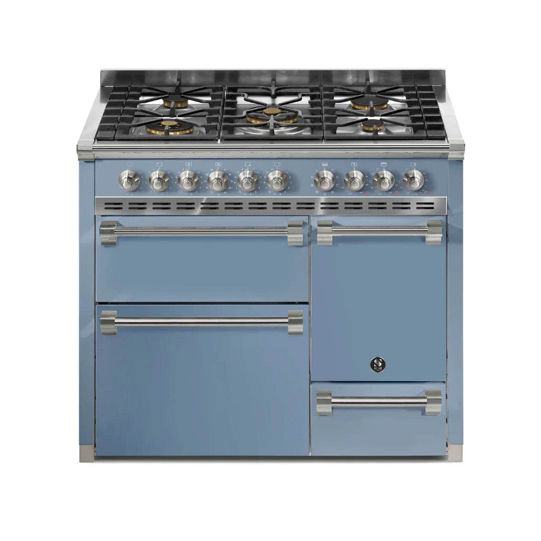 STEEL Cucine Ascot 100/3 - Solid Door - Gas Fuel - Carvers Interiors - Cookers and Bathroom Showroom Wolverhampton