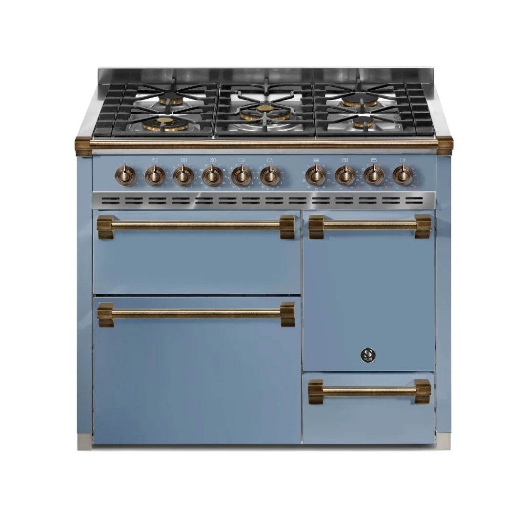 STEEL Cucine Ascot 100/3 - Solid Door - Gas Fuel - Carvers Interiors - Cookers and Bathroom Showroom Wolverhampton