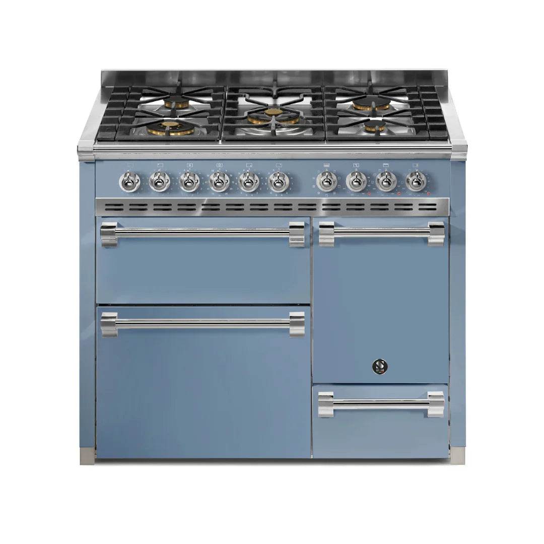 STEEL Cucine Ascot 100/3 - Solid Door - Gas Fuel - Carvers Interiors - Cookers and Bathroom Showroom Wolverhampton