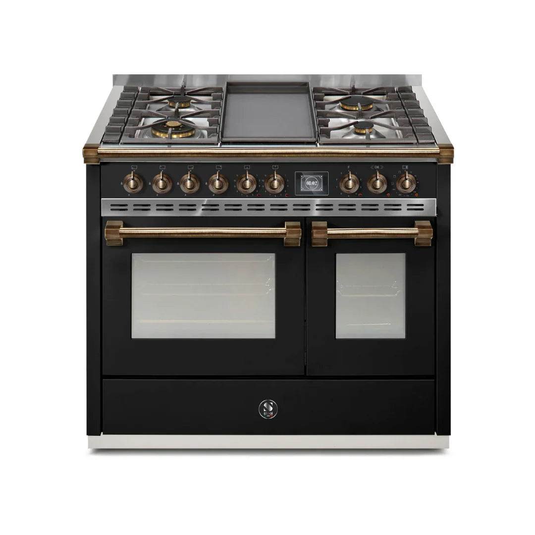 STEEL Cucine Ascot 100/2 - Mixed Hobs - Carvers Interiors - Cookers and Bathroom Showroom Wolverhampton