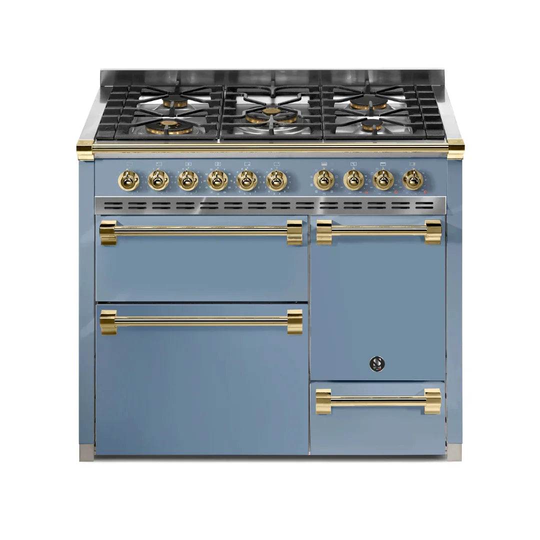 STEEL Cucine Ascot 100/3 - Solid Door - Gas Fuel - Carvers Interiors - Cookers and Bathroom Showroom Wolverhampton