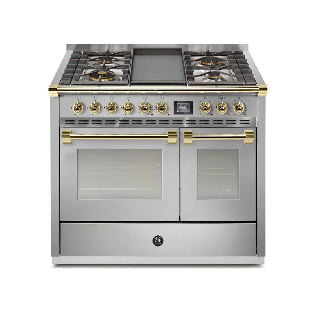 STEEL Cucine Ascot 100/2 - Mixed Hobs - Carvers Interiors - Cookers and Bathroom Showroom Wolverhampton