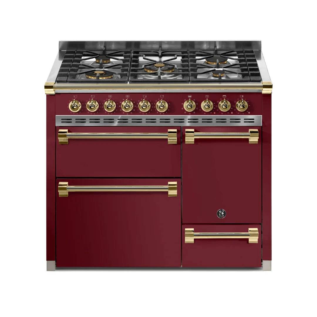 STEEL Cucine Ascot 100/3 - Solid Door - Gas Fuel - Carvers Interiors - Cookers and Bathroom Showroom Wolverhampton