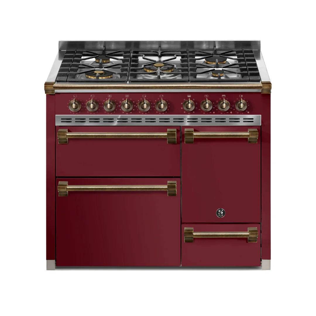 STEEL Cucine Ascot 100/3 - Solid Door - Gas Fuel - Carvers Interiors - Cookers and Bathroom Showroom Wolverhampton