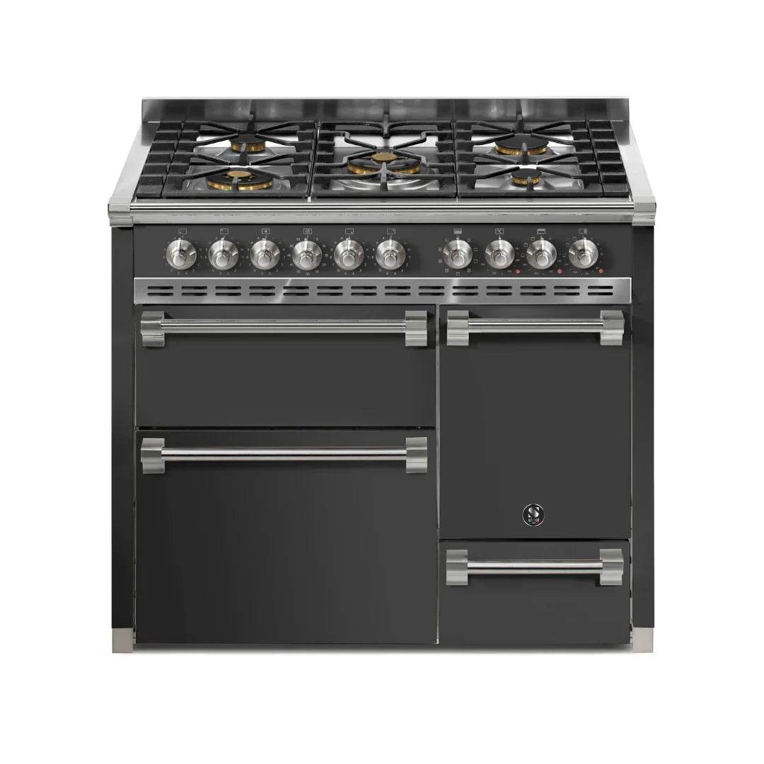 STEEL Cucine Ascot 100/3 - Solid Door - Gas Fuel - Carvers Interiors - Cookers and Bathroom Showroom Wolverhampton