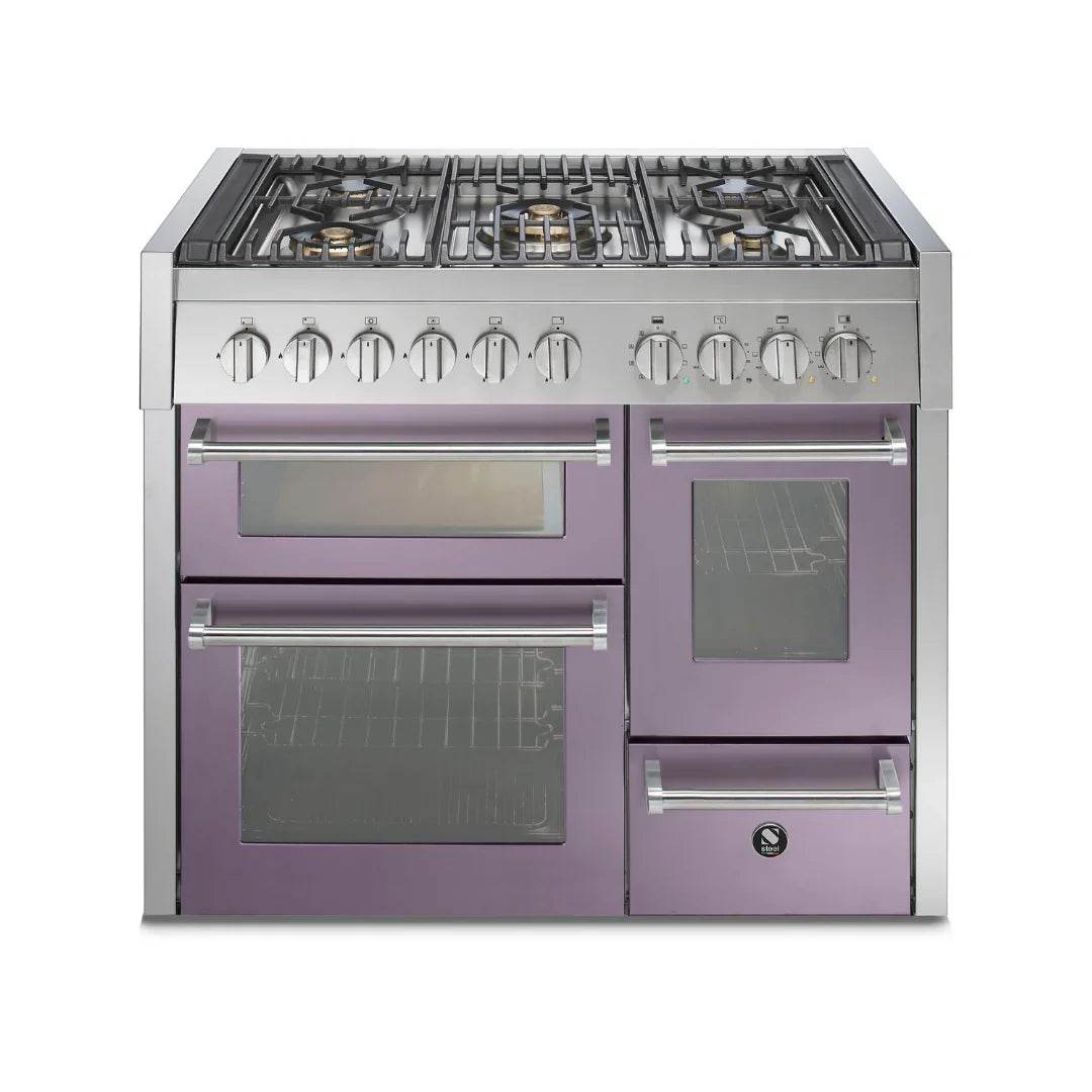 STEEL Cucine Genesi 100 cm - Triple Ovens - Carvers Interiors - Cookers and Bathroom Showroom Wolverhampton
