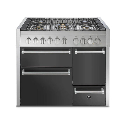 STEEL Cucine Genesi 100 cm - Triple Ovens - Carvers Interiors - Cookers and Bathroom Showroom Wolverhampton