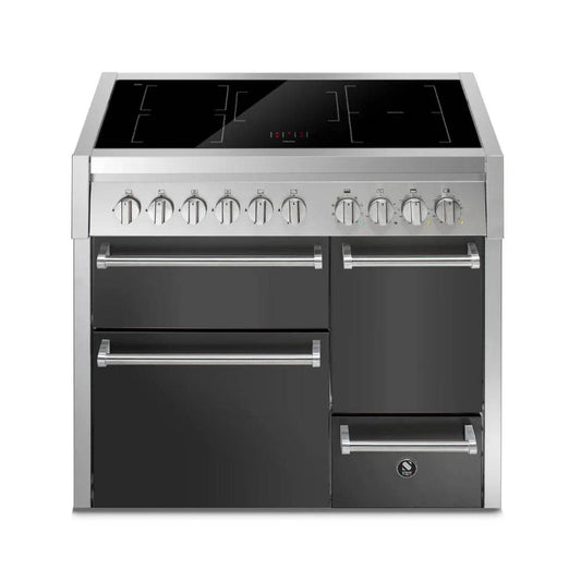 STEEL Cucine Genesi 100 cm - Triple Ovens - Carvers Interiors - Cookers and Bathroom Showroom Wolverhampton
