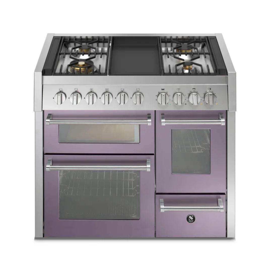 STEEL Cucine Genesi 100 cm - Triple Ovens - Carvers Interiors - Cookers and Bathroom Showroom Wolverhampton
