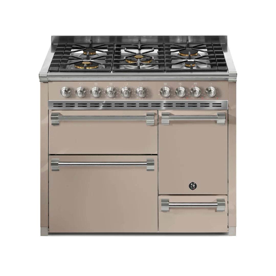 STEEL Cucine Ascot 100/3 - Solid Door - Gas Fuel - Carvers Interiors - Cookers and Bathroom Showroom Wolverhampton