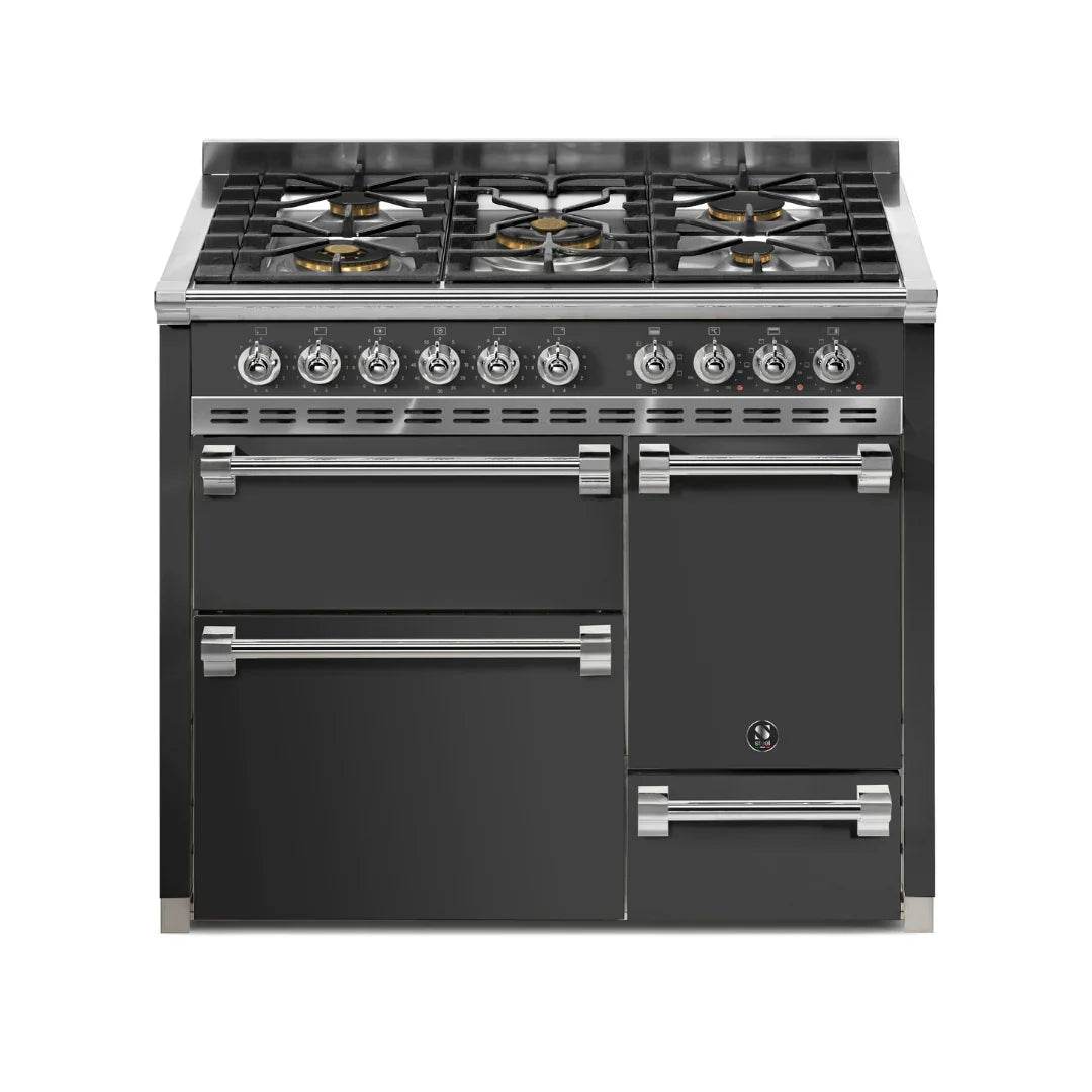 STEEL Cucine Ascot 100/3 - Solid Door - Gas Fuel - Carvers Interiors - Cookers and Bathroom Showroom Wolverhampton