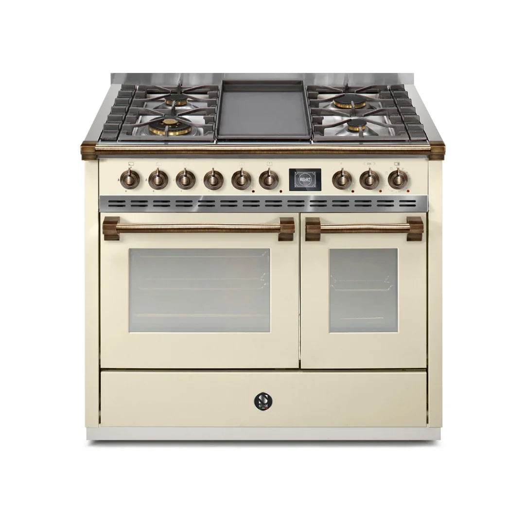 STEEL Cucine Ascot 100/2 - Mixed Hobs - Carvers Interiors - Cookers and Bathroom Showroom Wolverhampton
