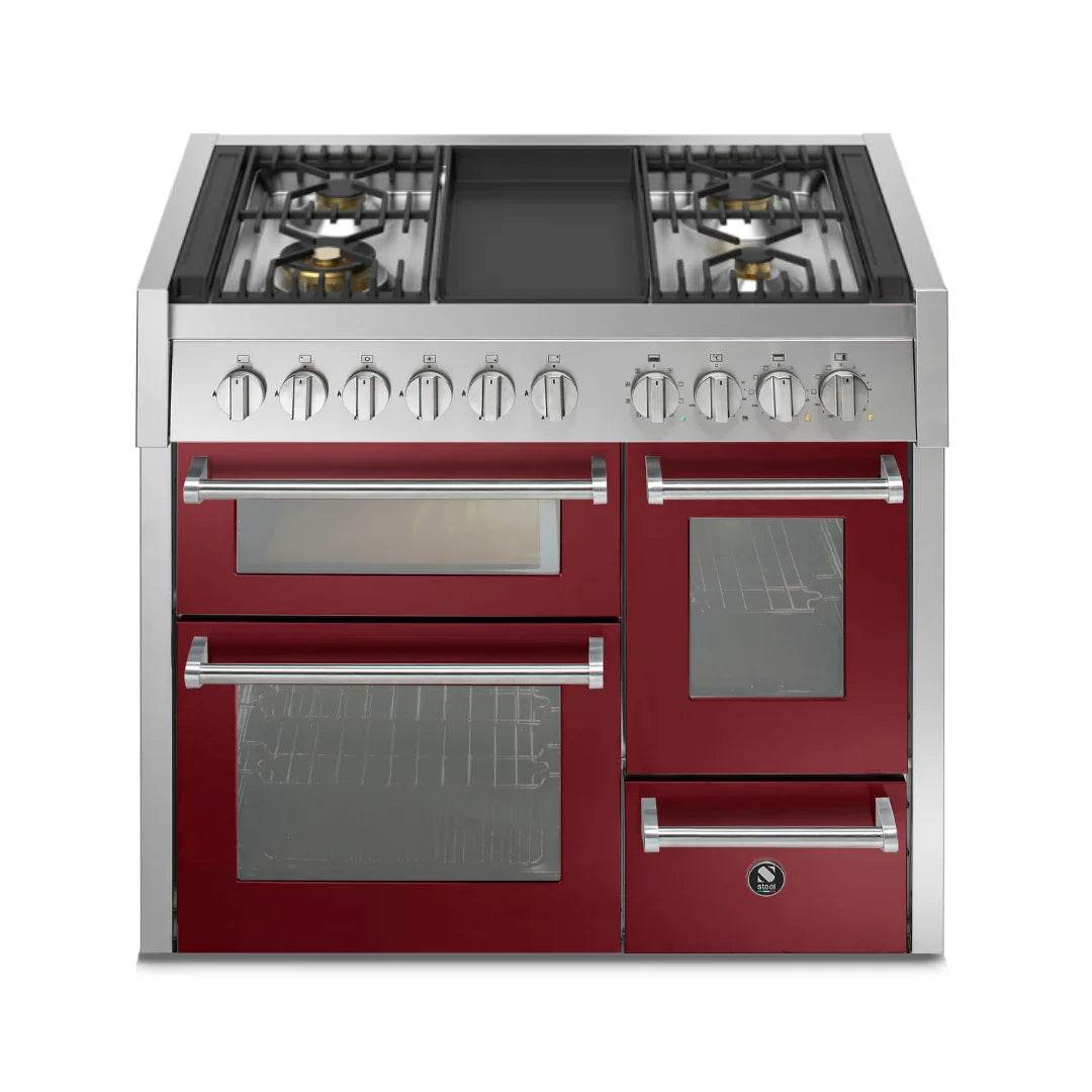 STEEL Cucine Genesi 100 cm - Triple Ovens - Carvers Interiors - Cookers and Bathroom Showroom Wolverhampton