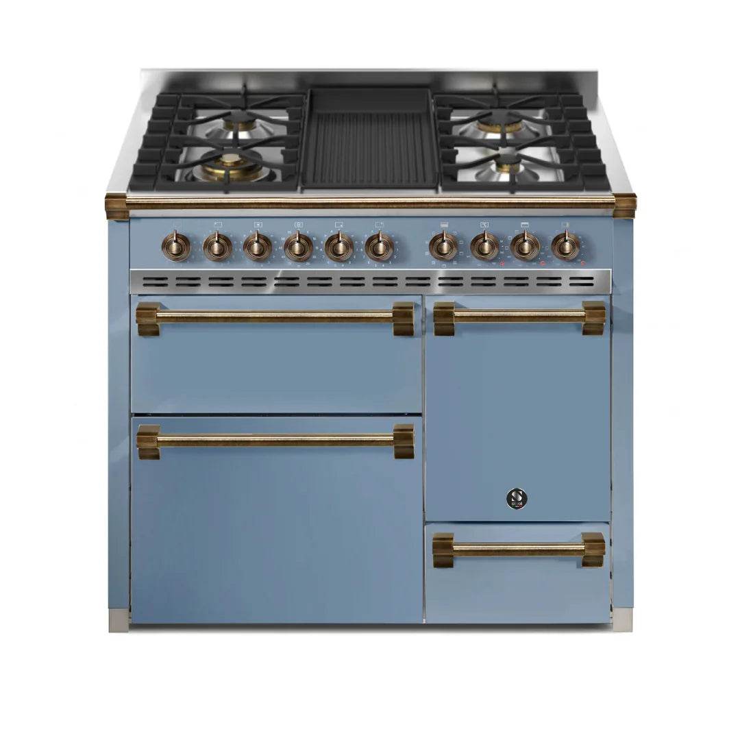 STEEL Cucine Ascot 100/3 - Solid Door - Mixed Hobs - Carvers Interiors - Cookers and Bathroom Showroom Wolverhampton