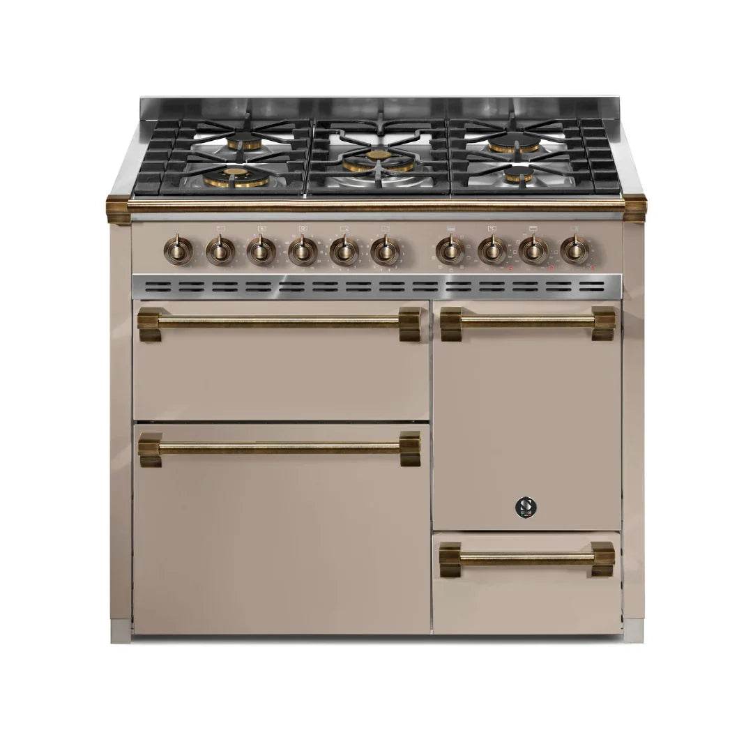 STEEL Cucine Ascot 100/3 - Solid Door - Gas Fuel - Carvers Interiors - Cookers and Bathroom Showroom Wolverhampton