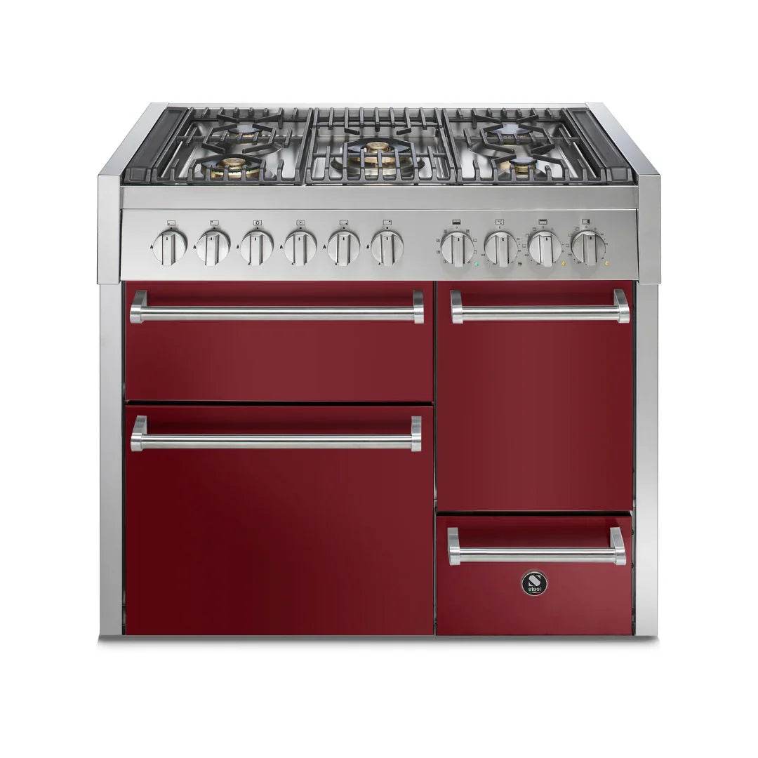 STEEL Cucine Genesi 100 cm - Triple Ovens - Carvers Interiors - Cookers and Bathroom Showroom Wolverhampton
