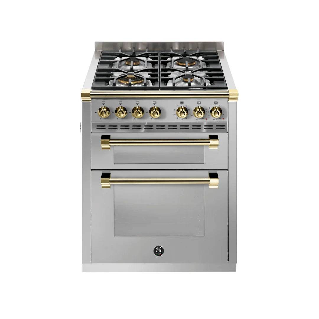 STEEL Cucine Ascot 70cm - Double Oven - Carvers Interiors - Cookers and Bathroom Showroom Wolverhampton