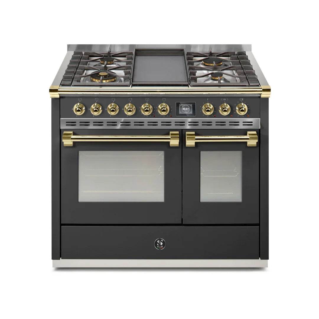 STEEL Cucine Ascot 100/2 - Mixed Hobs - Carvers Interiors - Cookers and Bathroom Showroom Wolverhampton