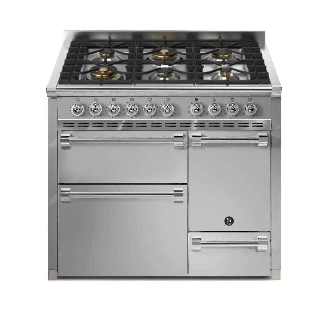 STEEL Cucine Ascot 100/3 - Solid Door - Gas Fuel - Carvers Interiors - Cookers and Bathroom Showroom Wolverhampton