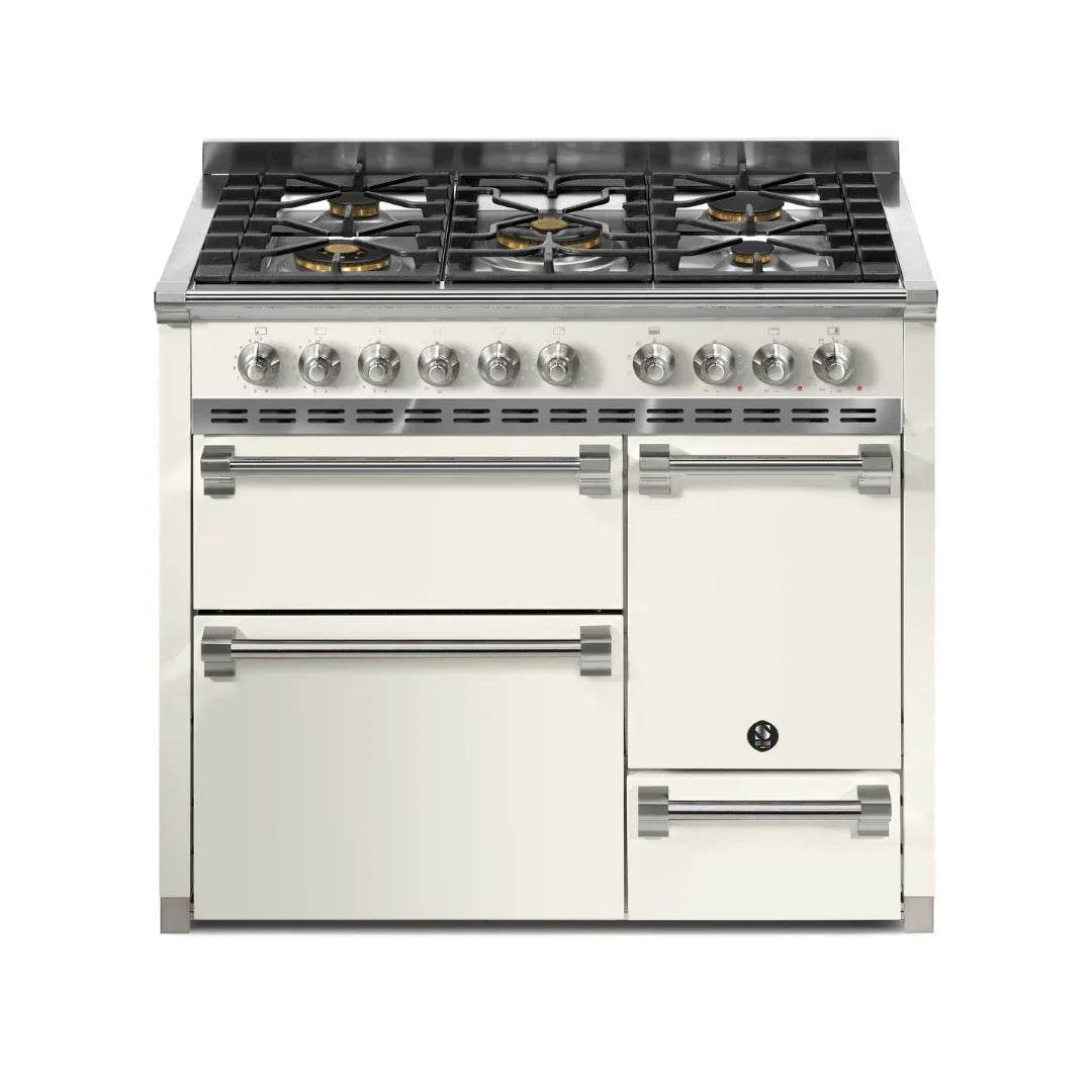 STEEL Cucine Ascot 100/3 - Solid Door - Gas Fuel - Carvers Interiors - Cookers and Bathroom Showroom Wolverhampton