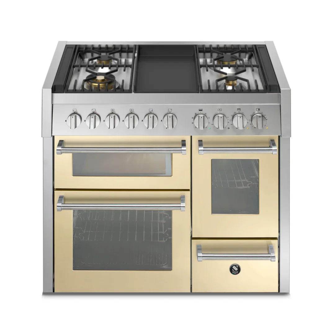 STEEL Cucine Genesi 100 cm - Triple Ovens - Carvers Interiors - Cookers and Bathroom Showroom Wolverhampton
