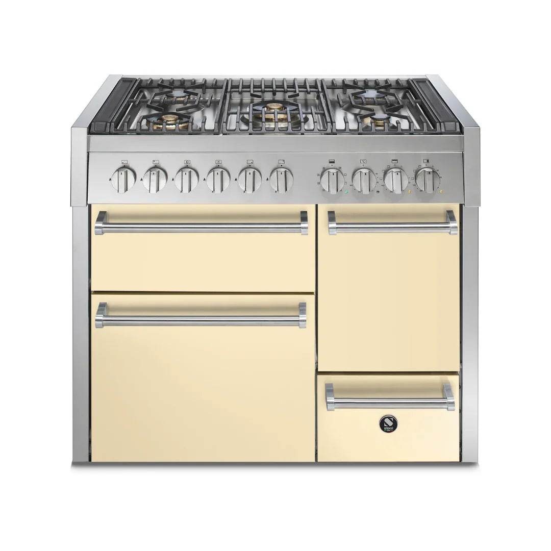 STEEL Cucine Genesi 100 cm - Triple Ovens - Carvers Interiors - Cookers and Bathroom Showroom Wolverhampton
