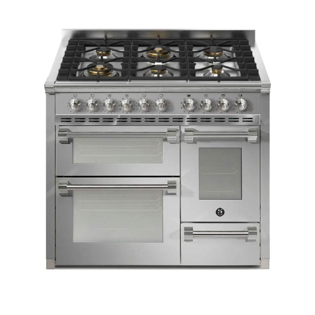 STEEL Cucine Ascot 100/3 - Gas Fuel - Carvers Interiors - Cookers and Bathroom Showroom Wolverhampton