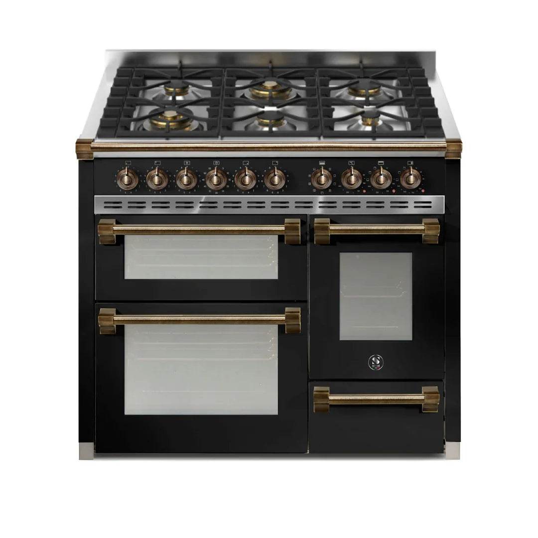STEEL Cucine Ascot 100/3 - Gas Fuel - Carvers Interiors - Cookers and Bathroom Showroom Wolverhampton